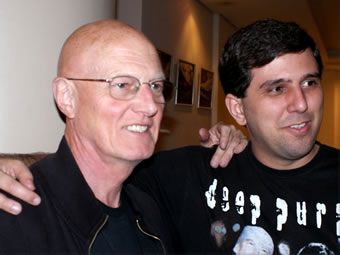 Chris Slade e Clayton Franco - por Milton Purple (metalrevolution.net)